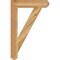 Ekena Millwork Traditional Craftsman Rough Sawn Bracket, Western Red Cedar, 4"W x 22"D x 34"H BKT04X22X34TRA04RWR - alternate 3